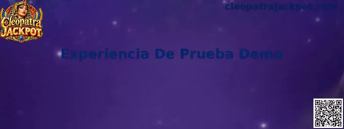 Vista informativa de la Experiencia De Prueba Demo de Cleopatra Jackpot