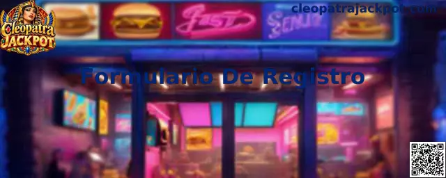 Formulario De Registro de Cleopatra Jackpot