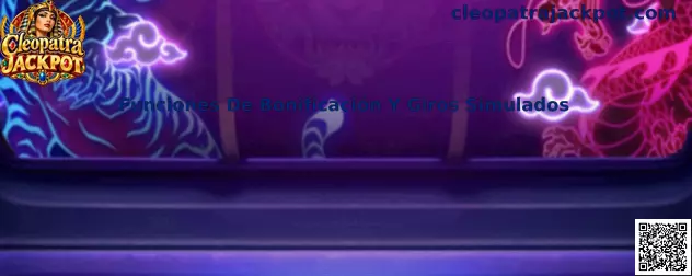 Funciones De Bonificación Y Giros Simulados en Cleopatra Jackpot